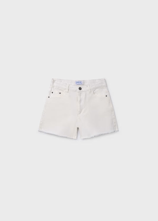 Mayoral Off White Twill Short