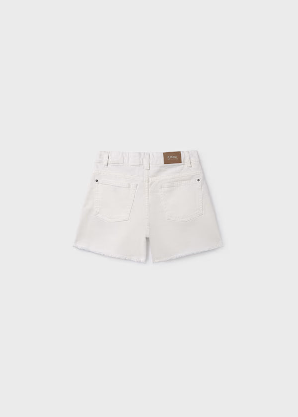 Mayoral Off White Twill Short