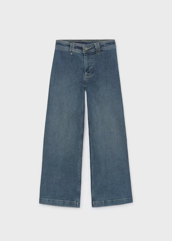 Mayoral Medium Wash Wide Leg Jean