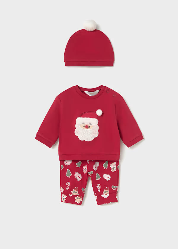Mayoral Red Santa 3 Piece Set