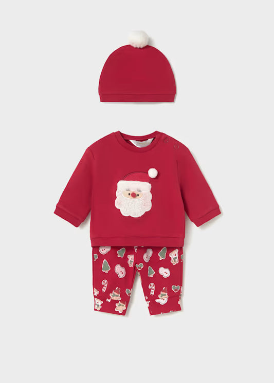 Mayoral Red Santa 3 Piece Set