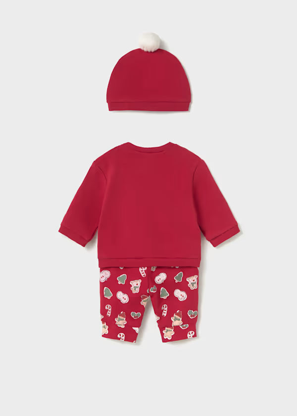 Mayoral Red Santa 3 Piece Set