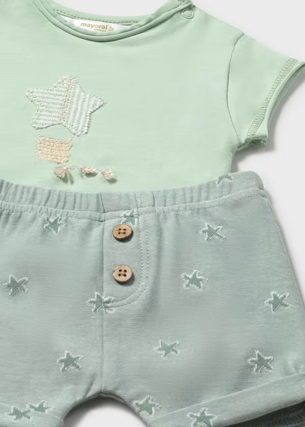 Mayoral Seaweed Star Knit Set