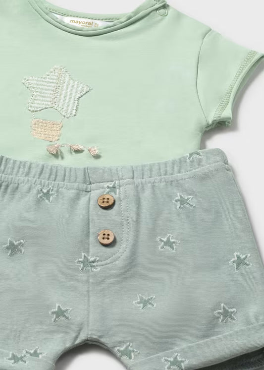 Mayoral Seaweed Star Knit Set