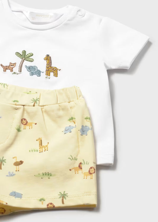 Mayoral Embroidered Safari Set
