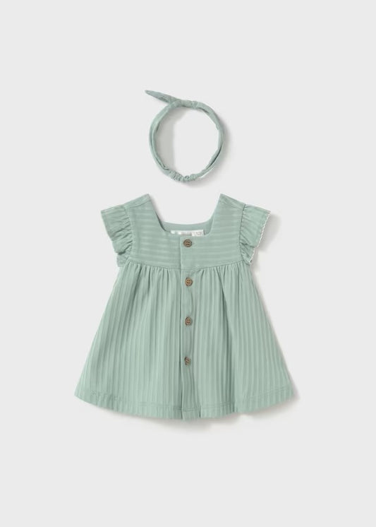 Mayoral Jade Button Front Dress