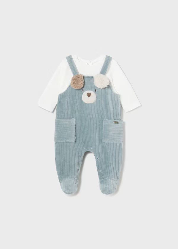 Mayoral Corduroy Romper