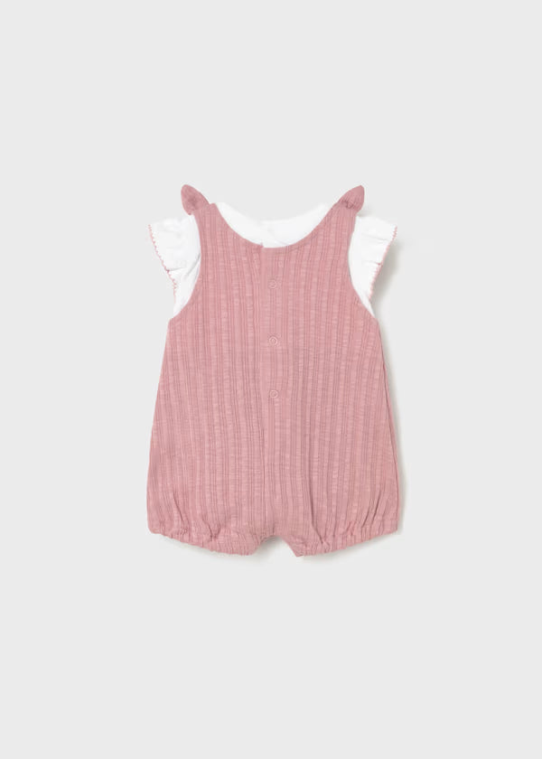 Mayoral Rose Overall Set