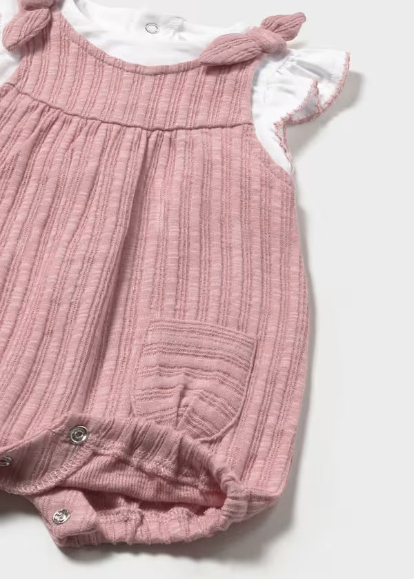 Mayoral Rose Overall Set