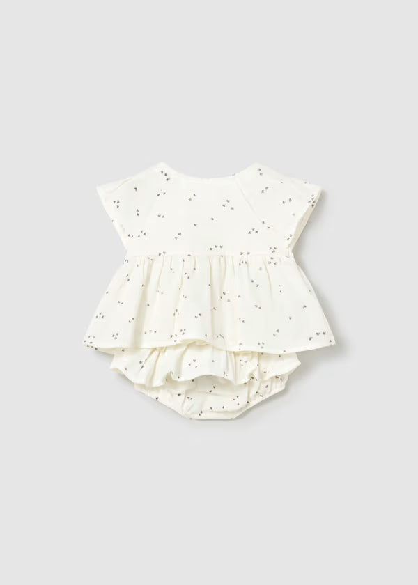 Mayoral Ceramic Heart Smocked Set