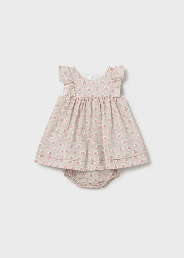 Mayoral Terracotta Printed Dress