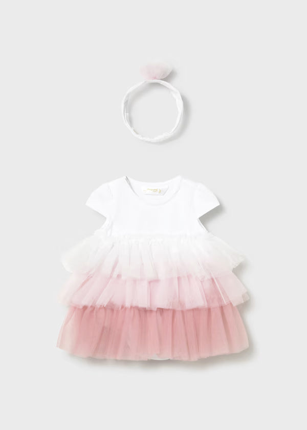Mayoral Rose Tulle Dress