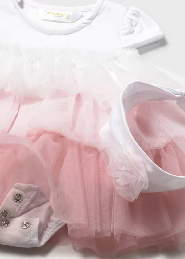 Mayoral Rose Tulle Dress