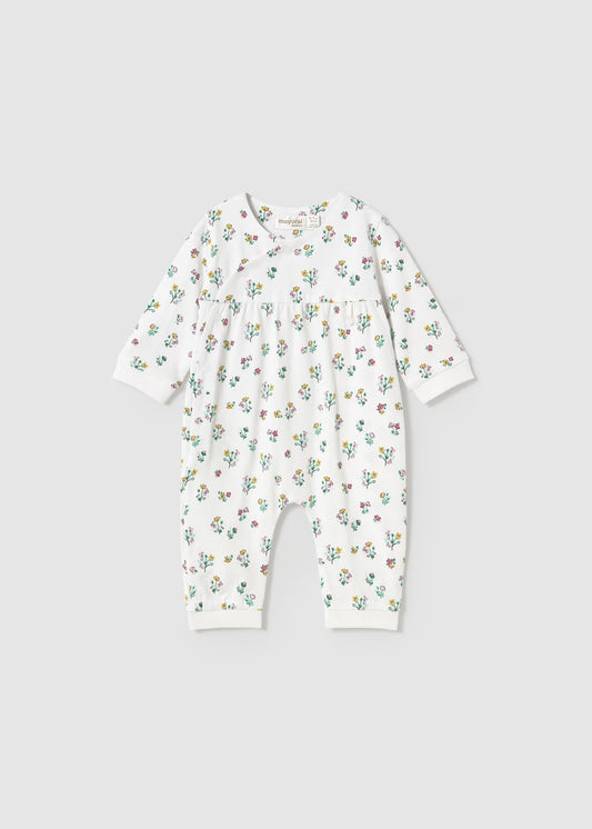 Mayoral Jade Flower Kimono Romper