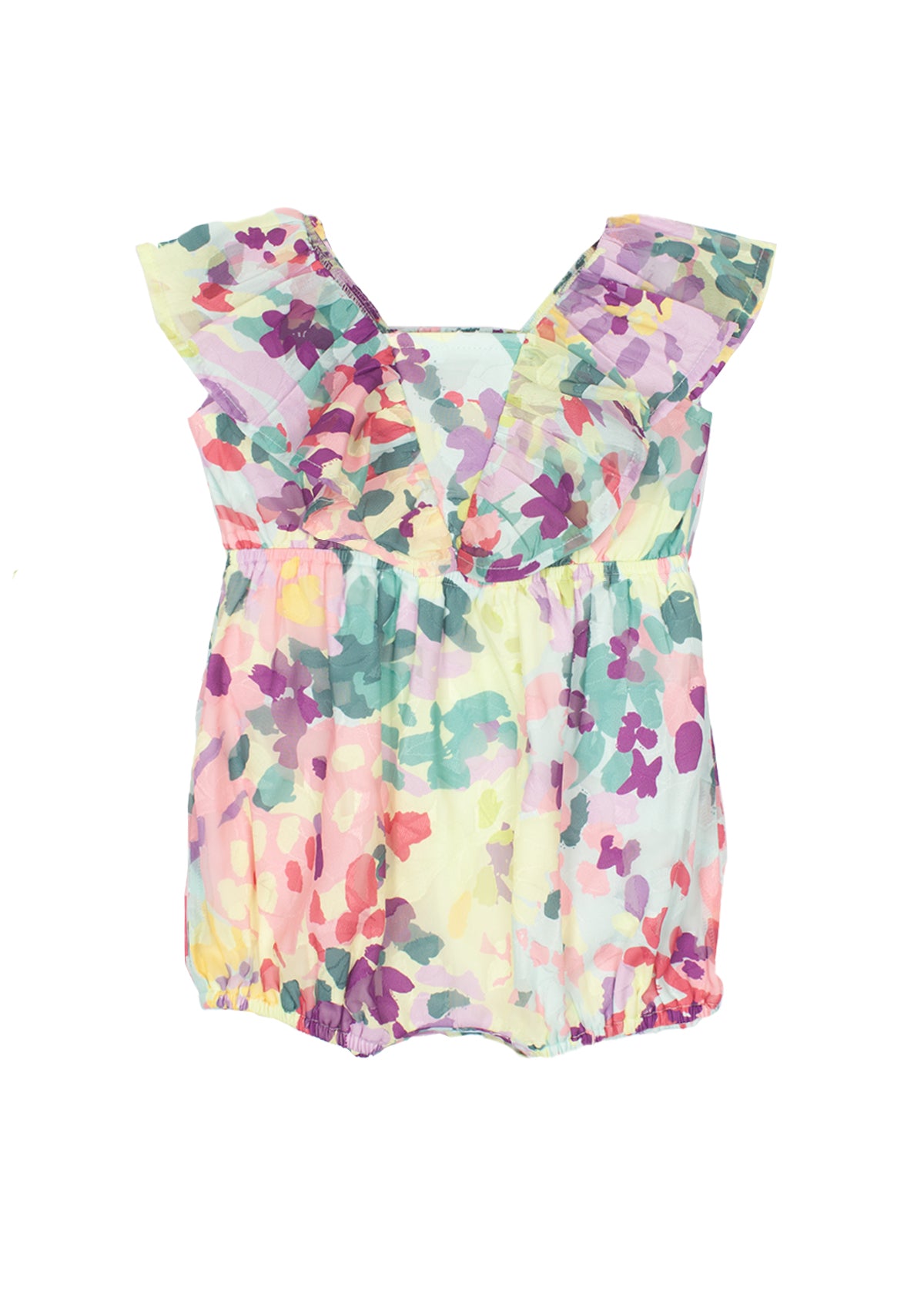 Isobella & Chloe Watercolor Romper