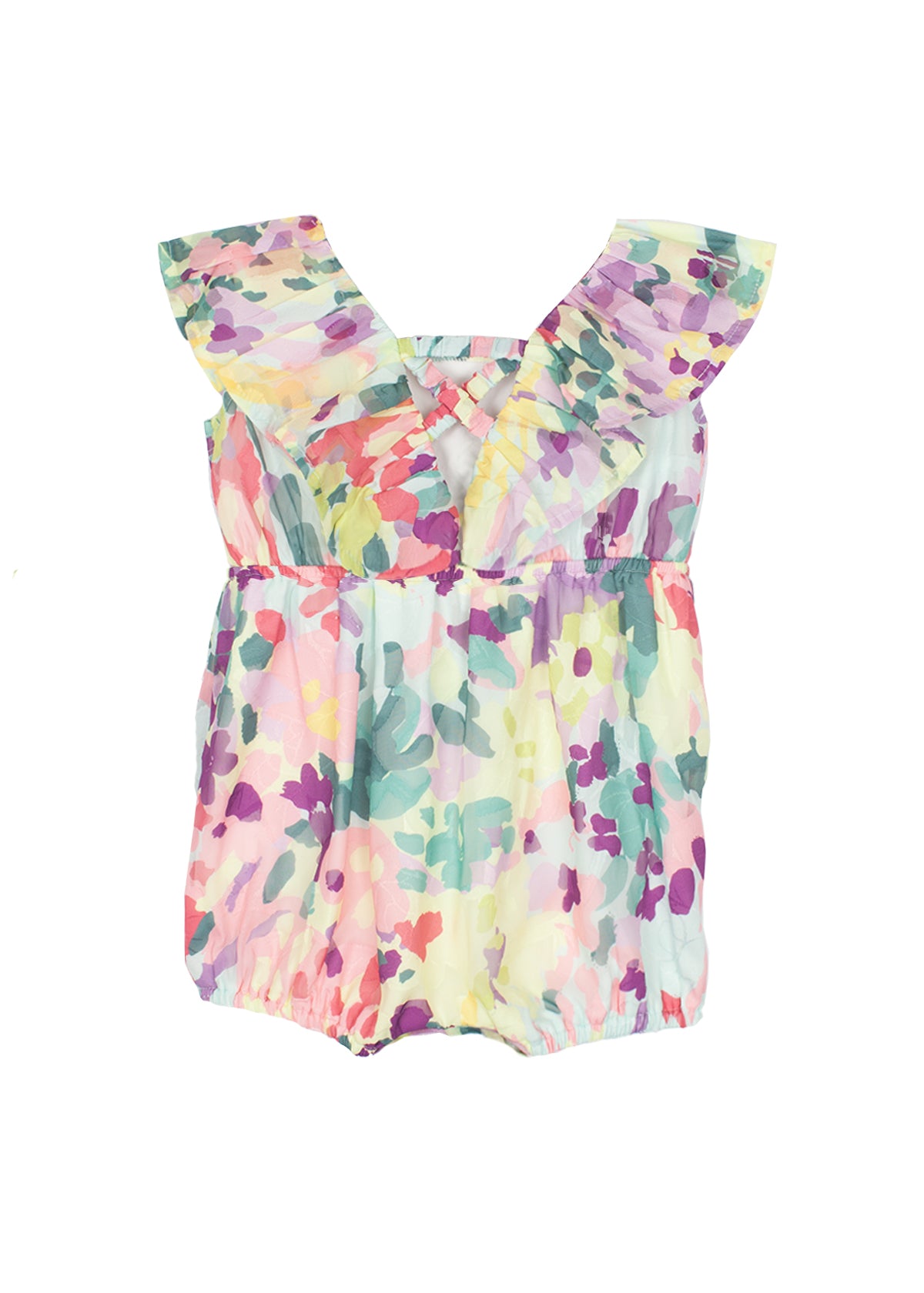 Isobella & Chloe Watercolor Romper