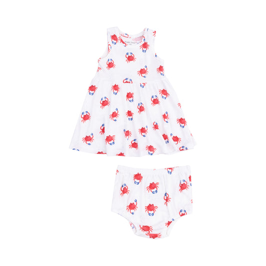 Angel Dear Crabby Cuties Tank Dress Set
