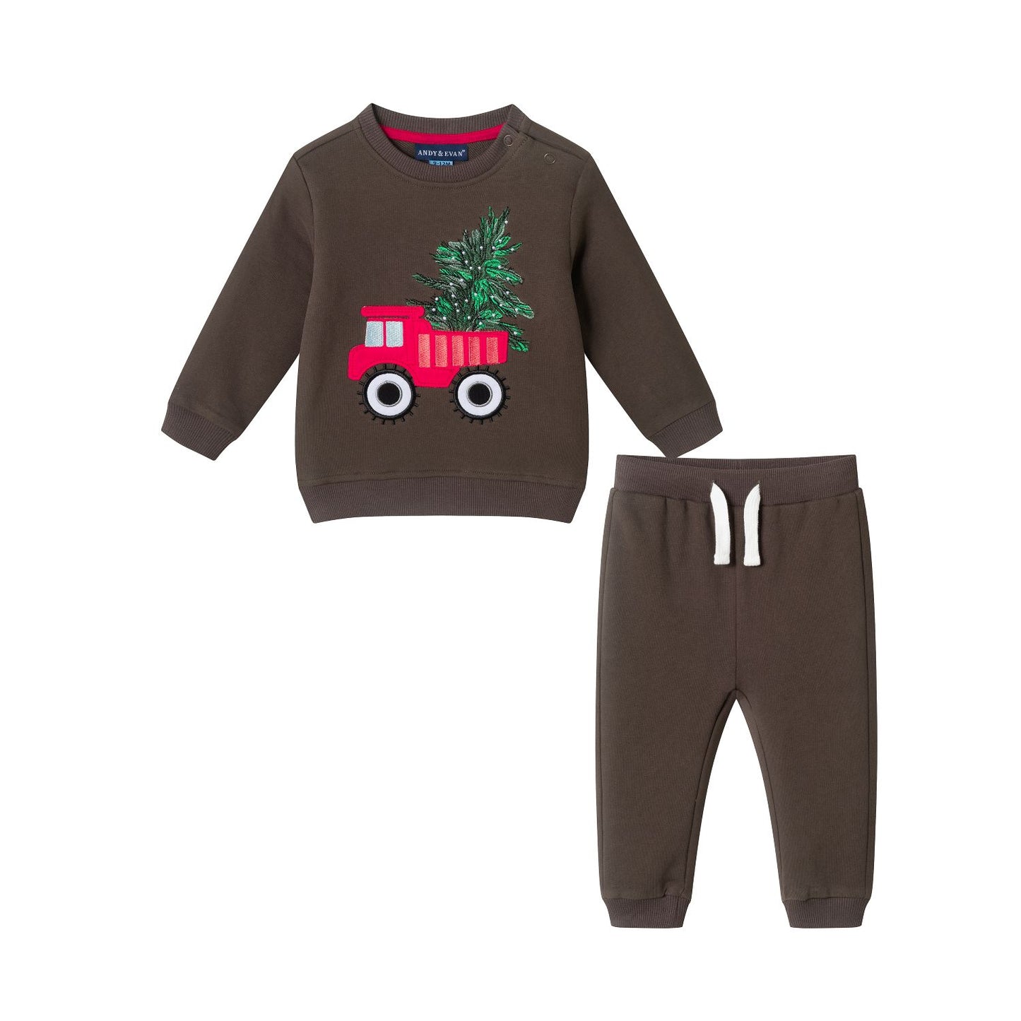 Andy & Evan Holiday Truck Infant Set