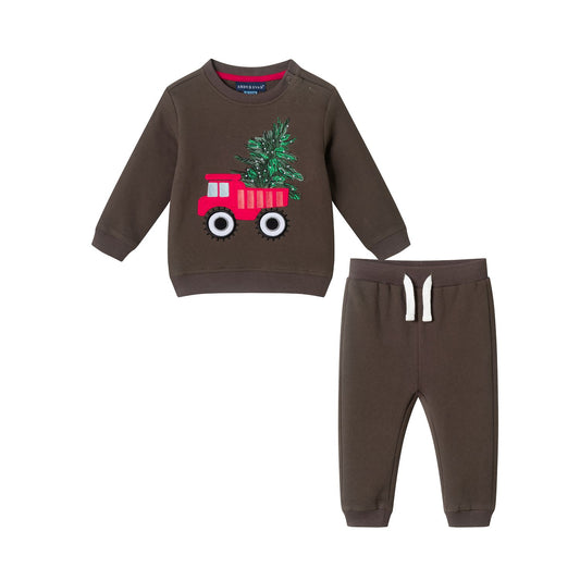 Andy & Evan Holiday Truck Infant Set
