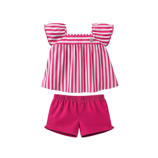 Milon Magenta Stripe Set