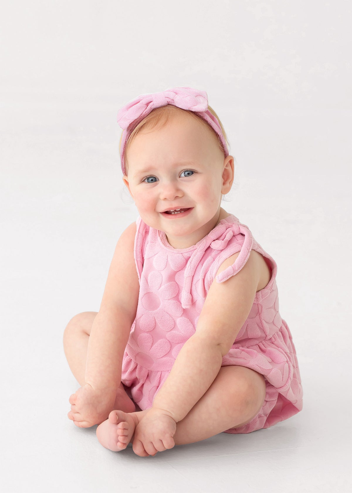 Mabel & Honey Pink Tilly Romper