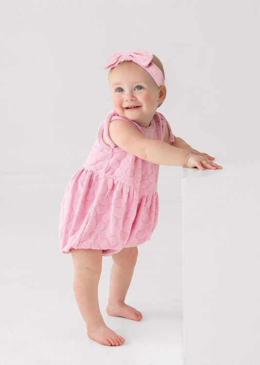 Mabel & Honey Pink Tilly Romper