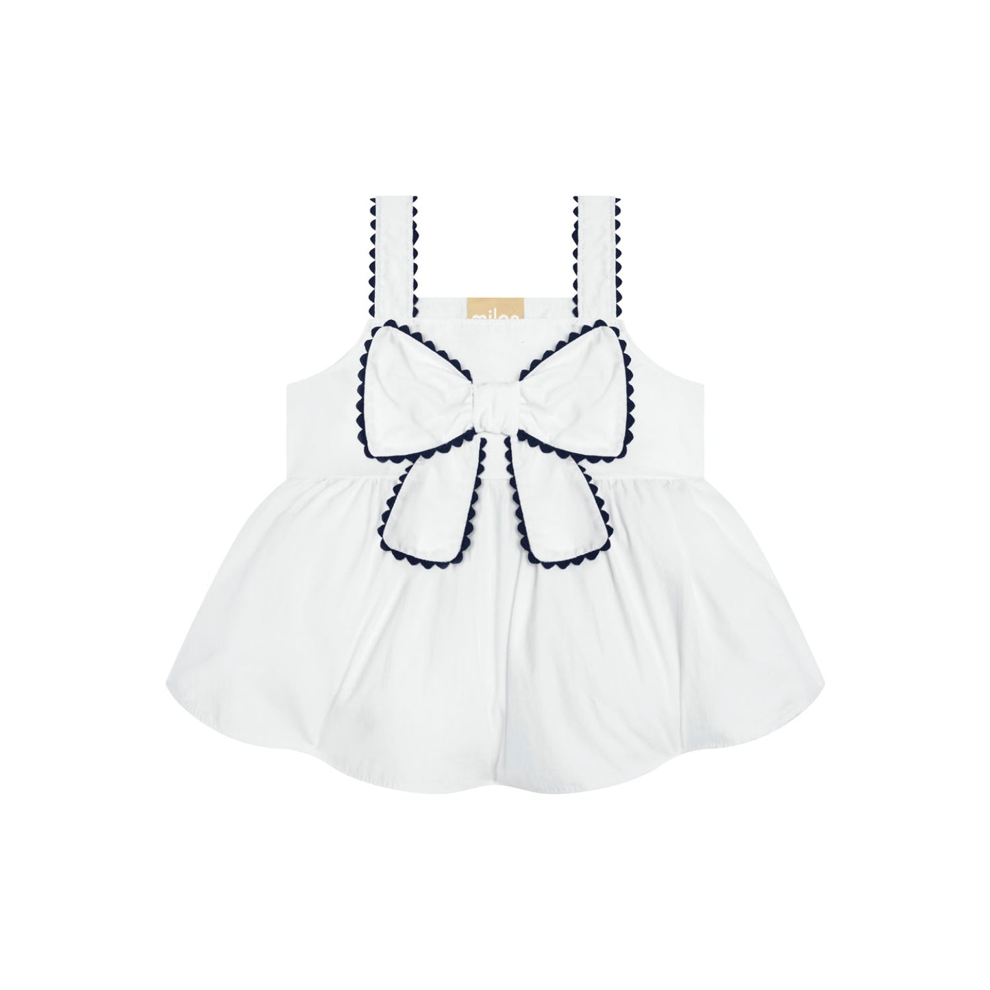 Milon Navy Bow Front Set