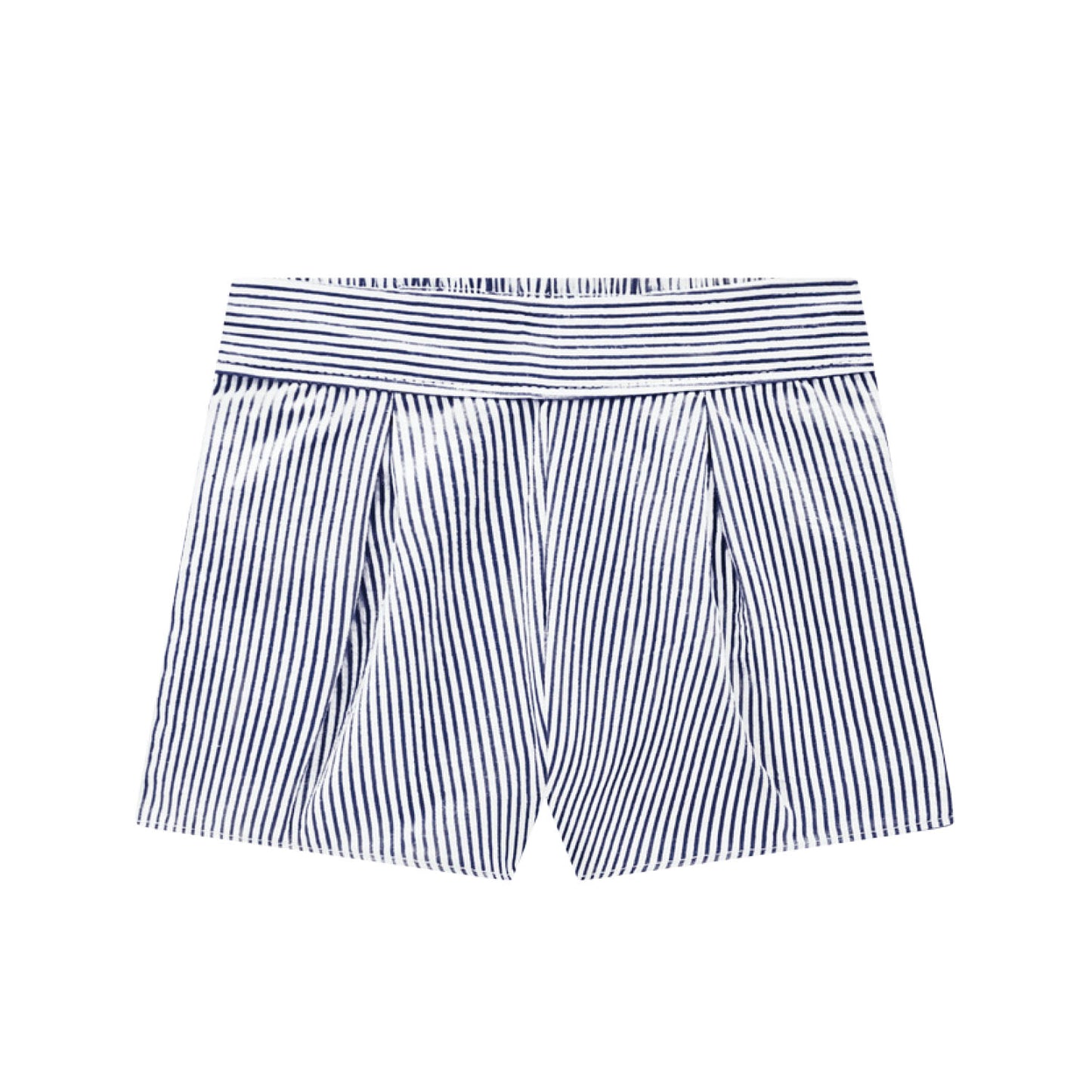 Milon Sky Blue Ruffle Pinstripe Set