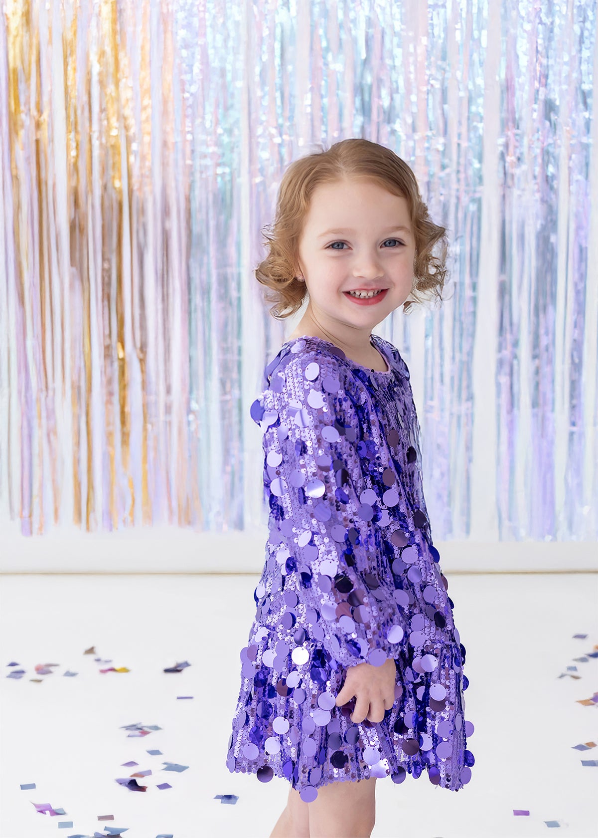 Isobella & Chloe Purple Shake It Off Dress