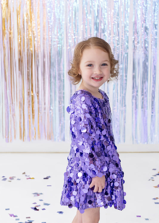 Isobella & Chloe Purple Shake It Off Dress