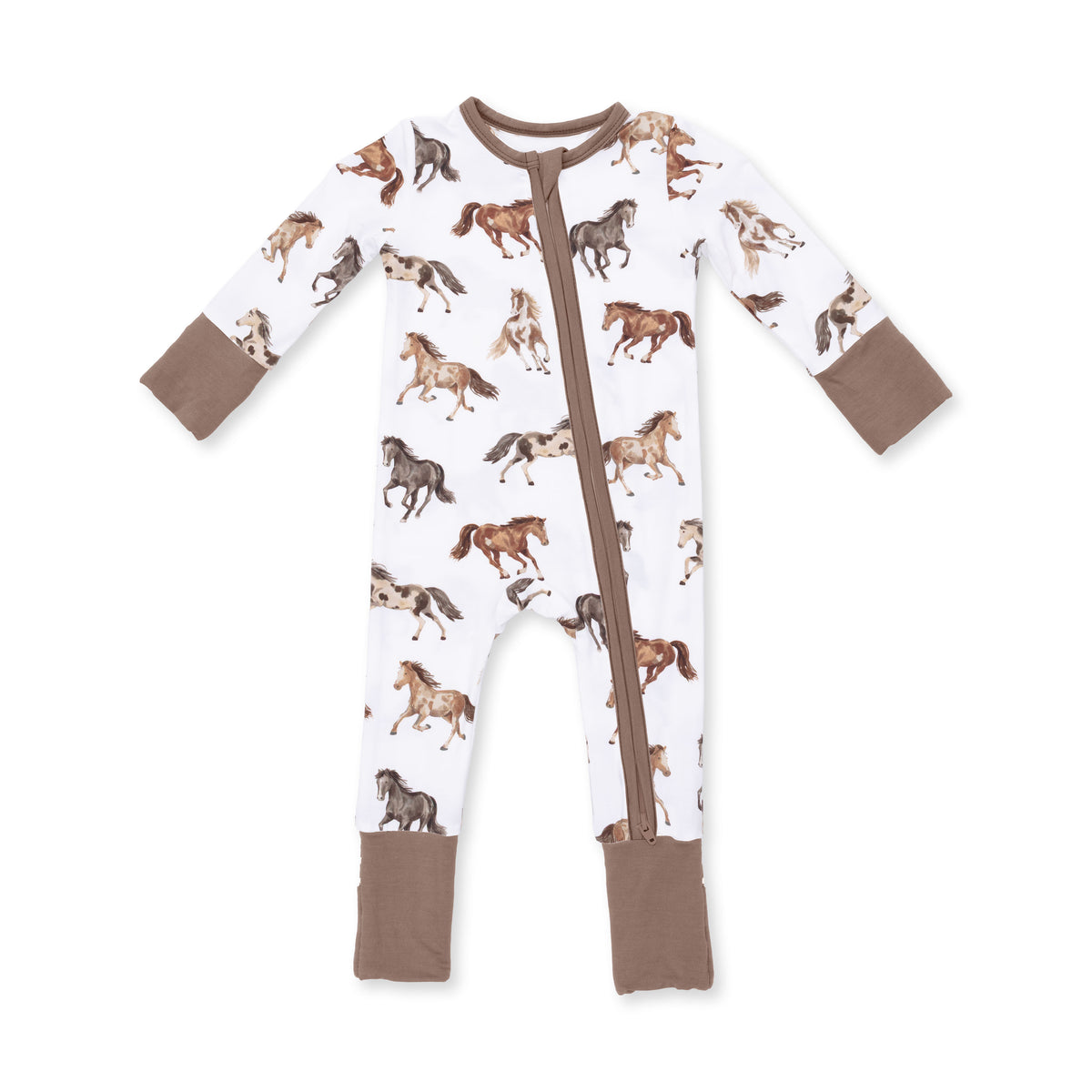 Angel Dear Wild Horses Convertible Romper