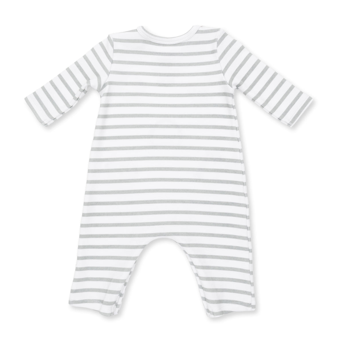 Angel Dear Blue Stripe Cow Romper