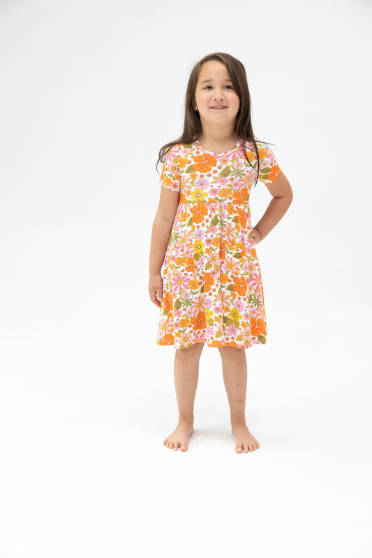 Angel Dear Boho Beachy Floral Dress