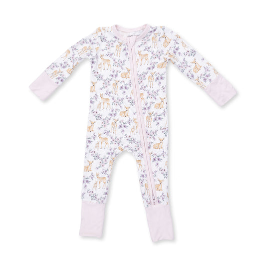 Angel Dear Floral Deer Convertible Romper