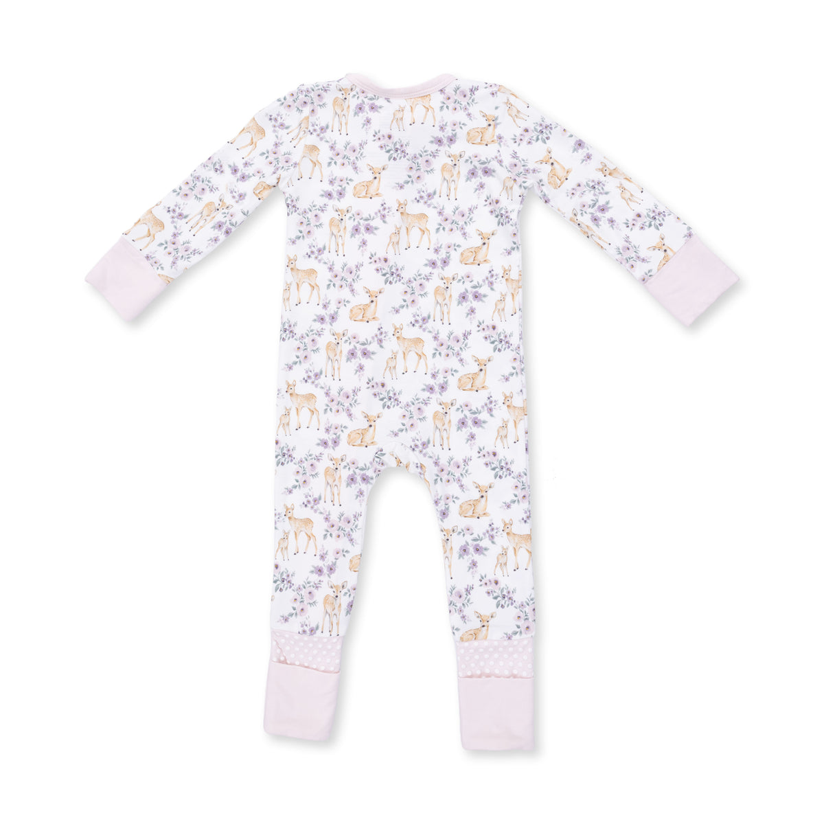 Angel Dear Floral Deer Convertible Romper