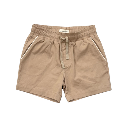 Avery & Alexander Taupe Twill Beach Short