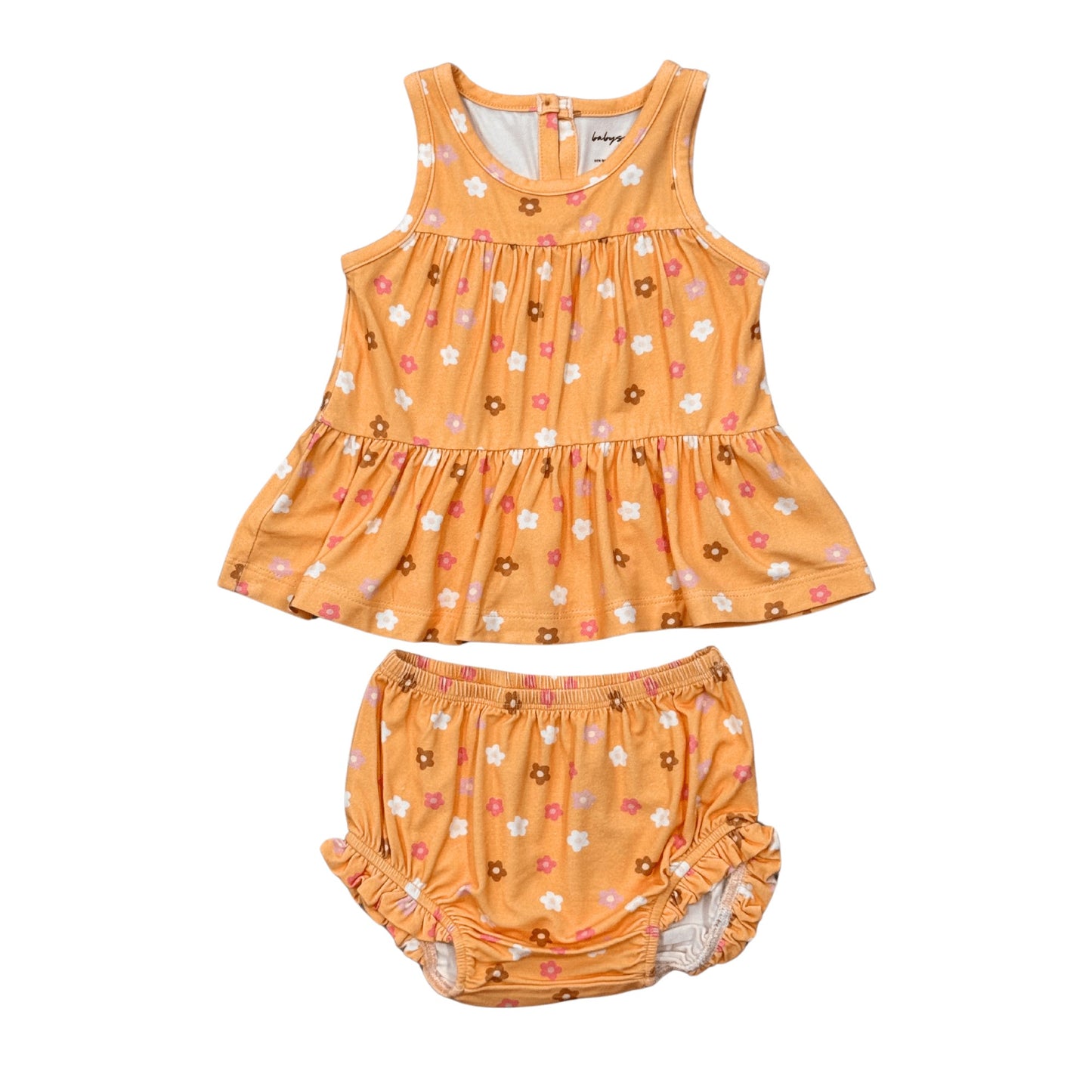 Babysprouts Desert Mist Blooms Peplum Set