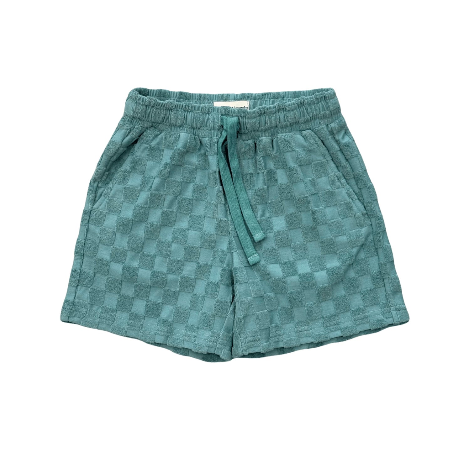 Avery & Alexander Oil Blue Checkered Short