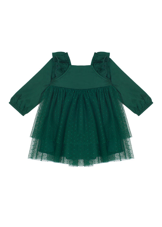 Isobella & Chloe Mistletoe Tulle Dress